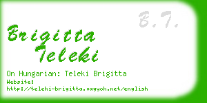 brigitta teleki business card
